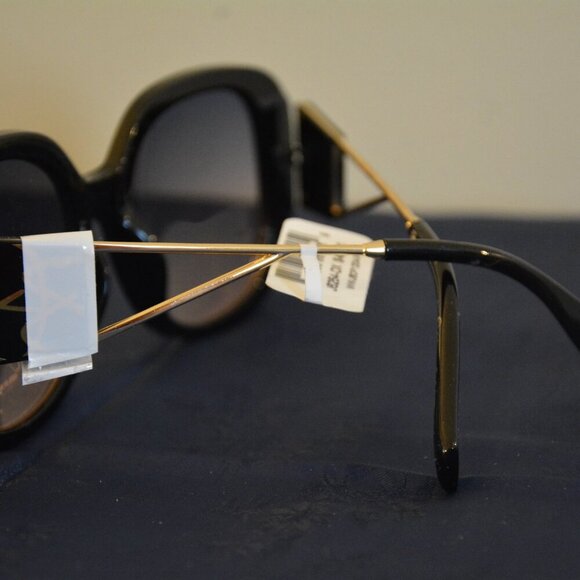 NEW Jessica Simpson Oversized Oval Sunglasses in Black - Picture 4 of 9